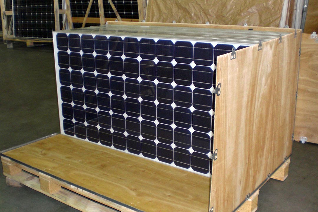 Transportation of solar panels